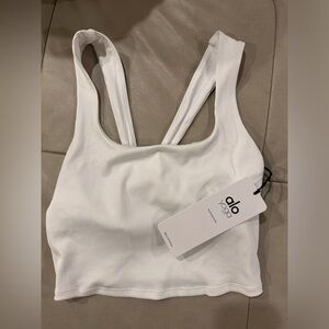NWT Alo Yoga ribbed chic tank